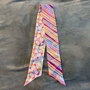 Coach Accessories - Coach Multicolor Silk Scarf Coach Accessories - Coach Multicolor Silk Scarf
